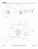 Cylinder Heads Rocker Covers Lifting Bracket Diagram and Parts List for 613275-1155-B1  Briggs and Stratton Engine